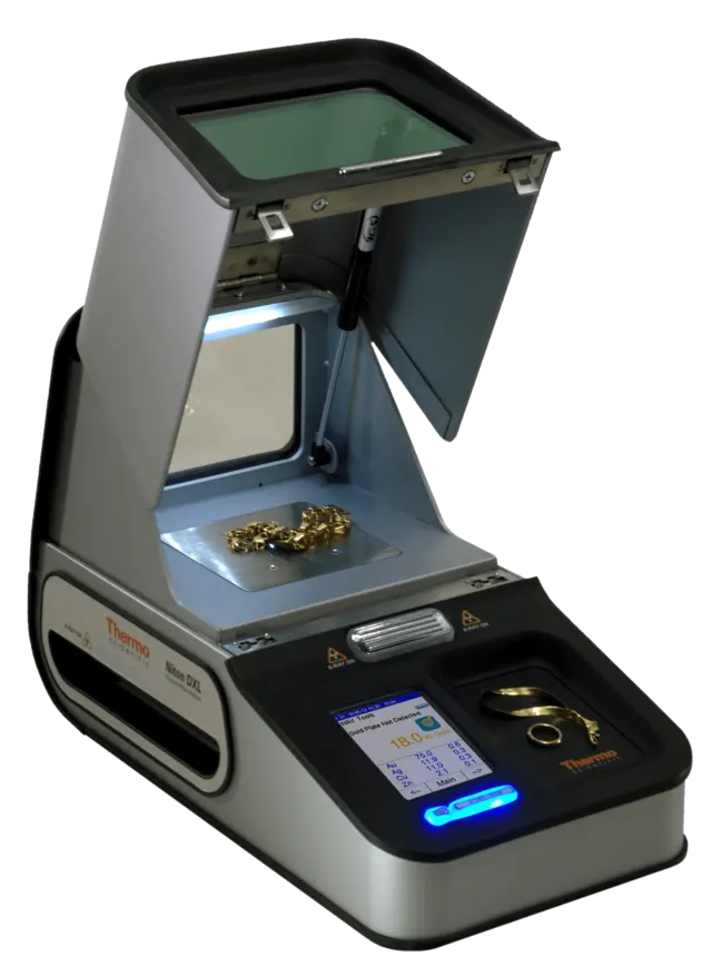 Niton DXL XRF instrument for gold fineness testing