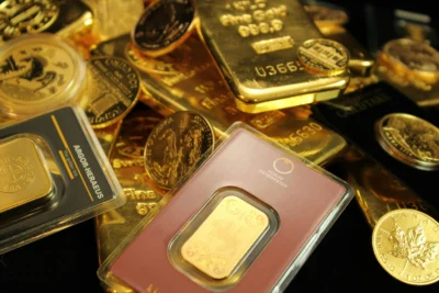 Gold bars and coins you can sell in the UK